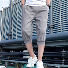 Load image into Gallery viewer, Loose Fit Cropped Pants for Men