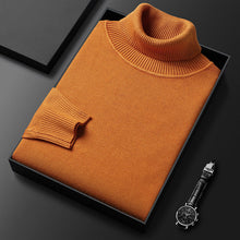 Load image into Gallery viewer, Men&#39;s Solid Color Turtleneck Sweater