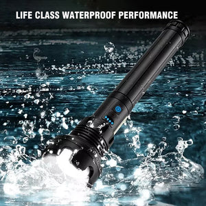 LED Rechargeable Tactical Laser Flashlight