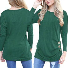 Load image into Gallery viewer, Women&#39;s Casual Long Sleeve Round Neck Shirt