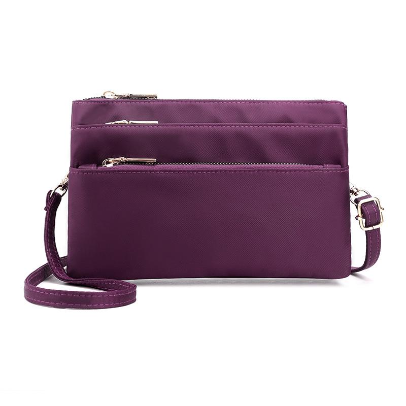 Multi-layer Nylon Crossbody Bag