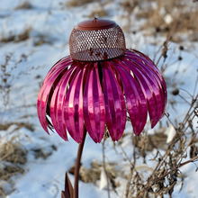 Load image into Gallery viewer, Coneflower Bird Feeder