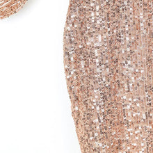 Load image into Gallery viewer, Slit Sleeve Sequin Party Dress