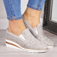 Load image into Gallery viewer, Women Shining Casual Slip-on Sneaker Shoes