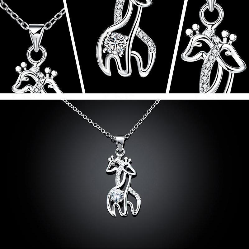 Graceful Love Giraffe Necklace