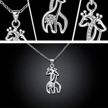 Load image into Gallery viewer, Graceful Love Giraffe Necklace