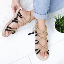 Load image into Gallery viewer, Roman Style Flat Sandals