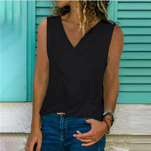 Load image into Gallery viewer, Classic V-Neck Sleeveless T-shirt