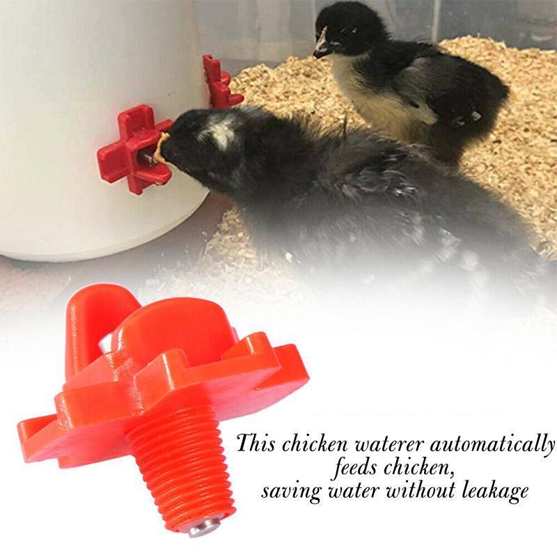 Horizontal Side Mount Chicken Waterer (10 PCS)