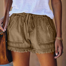 Load image into Gallery viewer, Women&#39;s Casual Denim Shorts With Pockets Cotton Jeans Shorts