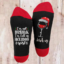 Load image into Gallery viewer, Christmas Letter Print Socks