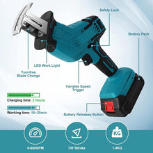 Load image into Gallery viewer, Cordless Electric Reciprocating Saw