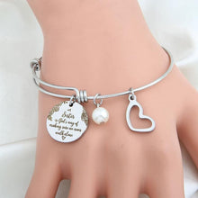 Load image into Gallery viewer, Sister Bracelets Expandable Charm Bangles Christmas Birthday Gifts for Sister Friends