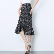 Load image into Gallery viewer, Women&#39;s Floral Irregular Fishtail Skirt