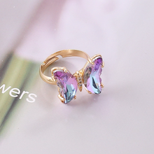 Load image into Gallery viewer, Gradient Butterfly Ring