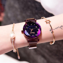 Load image into Gallery viewer, Waterproof Starry Sky Girl Wristwatch