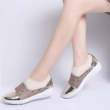 Load image into Gallery viewer, Women Woven Mesh Flat Shoes