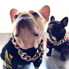 Load image into Gallery viewer, Thick Gold Chain Pets Safety Collar