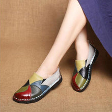 Load image into Gallery viewer, New Fashion Women&#39;s Leather Flat Shoes