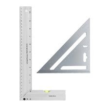 Load image into Gallery viewer, Aluminum Alloy Triangle and Square Ruler