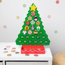 Load image into Gallery viewer, Countdown to Christmas Wooden Advent Calendar