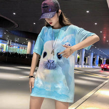 Load image into Gallery viewer, Animal Printed Loose T-shirt