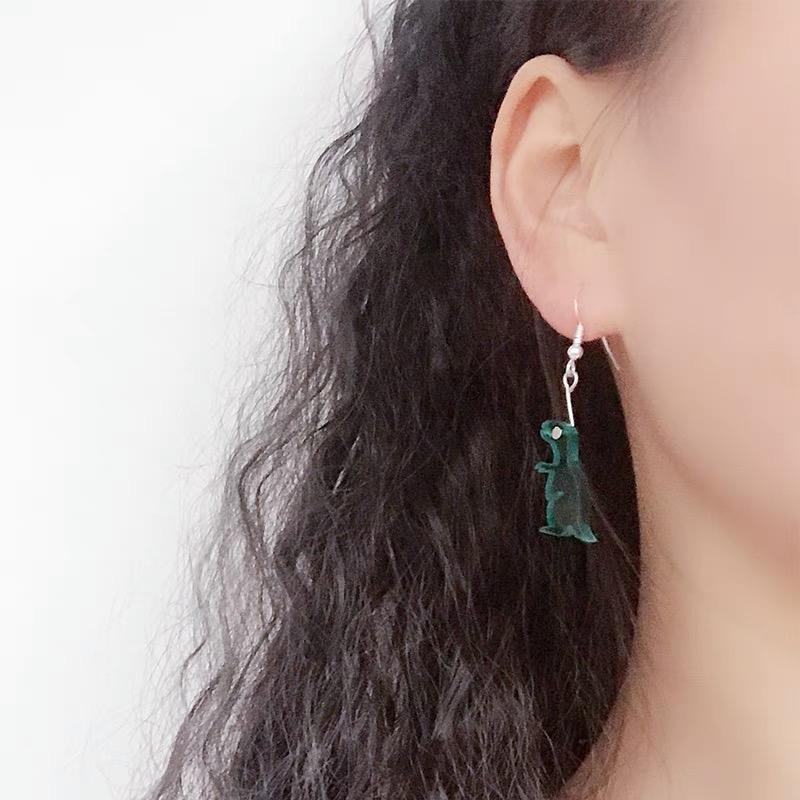 Acrylic Little Dinosaur Earrings