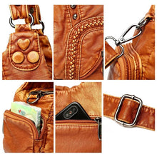 Load image into Gallery viewer, Soft PU Leather Handbag