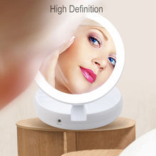 Load image into Gallery viewer, Hirundo LED Folding Makeup Mirror