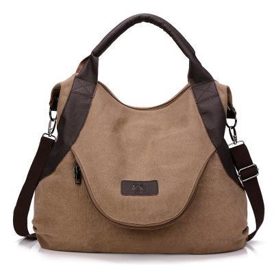 Women Large Capacity Pocket Casual Tote Handbag