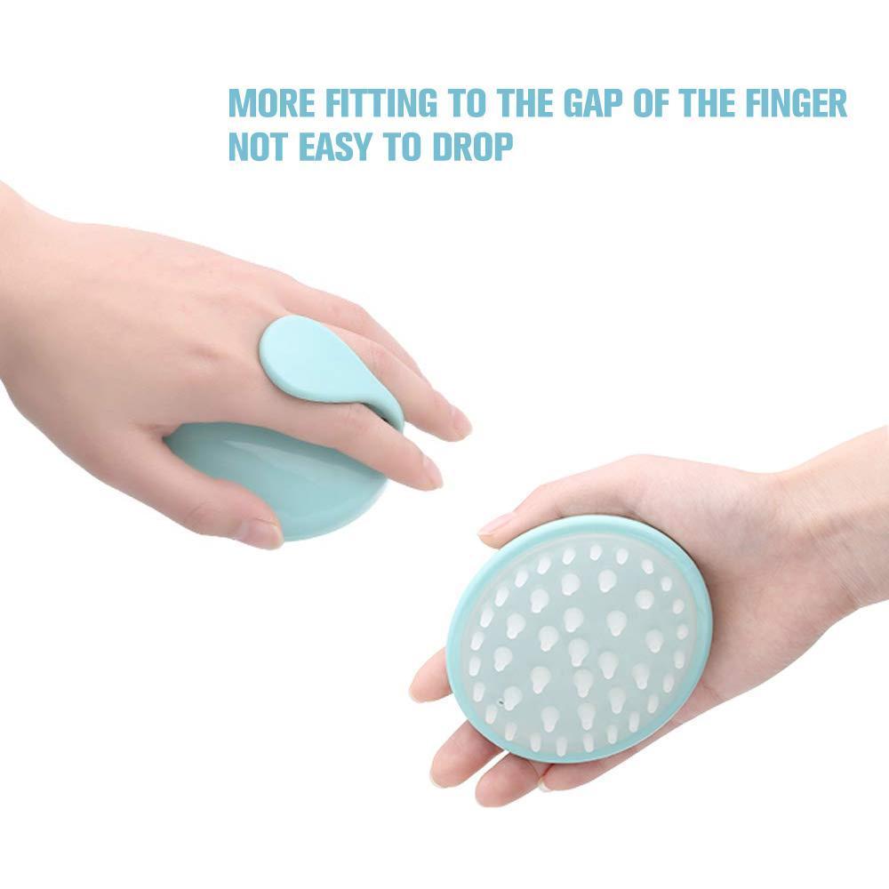  Manual Scalp Stress Relax Hair Shampoo Brush Head Massager