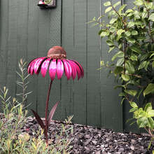 Load image into Gallery viewer, Coneflower Bird Feeder