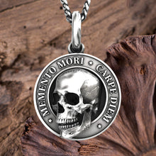 Load image into Gallery viewer, Memento Mori Skull Pendant