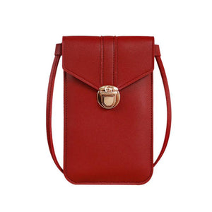 Touchable PU Leather Change Bag