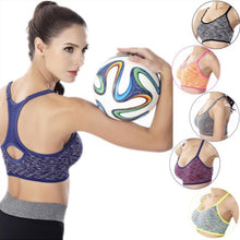 Load image into Gallery viewer, Adjustable Spaghetti Strap Sports Bra