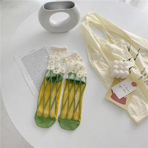 Summer Women Transparent Socks