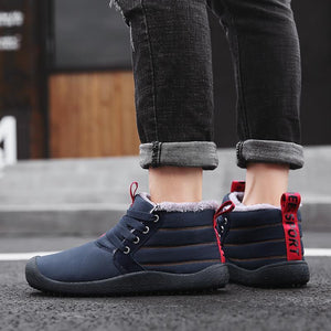 Warm And Velvet Thickening Waterproof Non-slip Outdoor Cotton Shoes