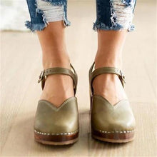 Load image into Gallery viewer, Fashion Retro Round Head With Sandals