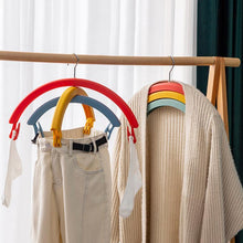 Load image into Gallery viewer, Three-Tier Rainbow Swivel Coat Hanger