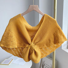 Load image into Gallery viewer, Fishtail Mini Knitted Shawl