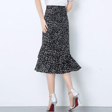 Load image into Gallery viewer, Women&#39;s Floral Irregular Fishtail Skirt