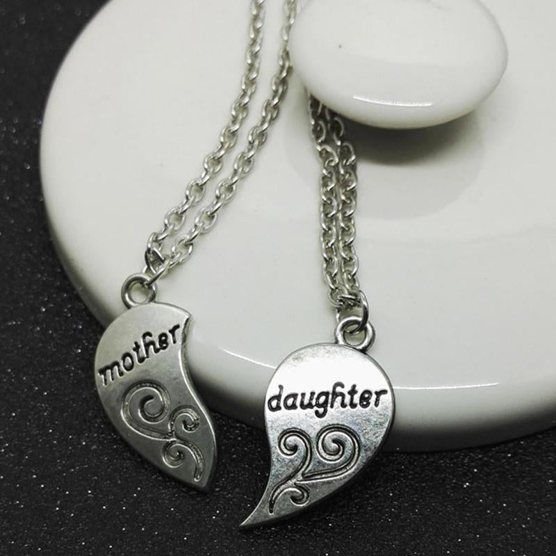 Mom & Daughter Pendant Necklace