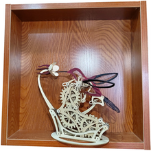 Load image into Gallery viewer, Wooden Kinetic Hummingbird Sculpture