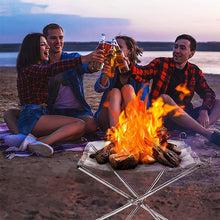 Load image into Gallery viewer, Outdoor Folding Bonfire Rack