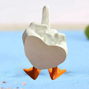 🦆Middle Finger Duck Resin Ornament🦆