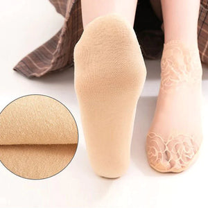 Ladies Fashion Lace Socks