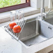 Load image into Gallery viewer, Triangle Roll Up Dish Drying Rack