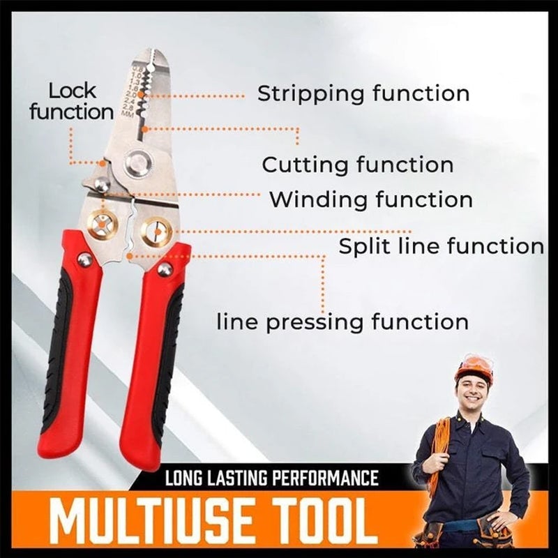 Multi-functional Wire Splitting Pliers