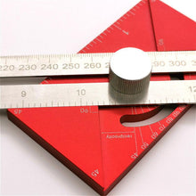 Load image into Gallery viewer, Aluminum alloy multifunctional angle ruler