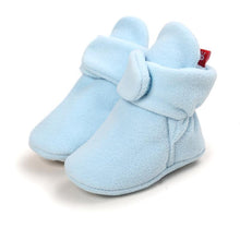 Load image into Gallery viewer, Baby Cozy Fleece Booties with Non Skid Bottom